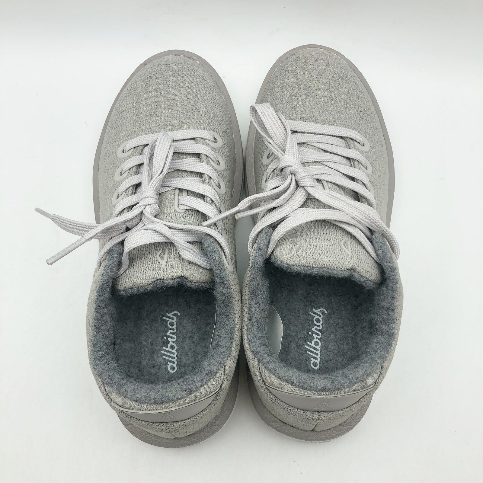 AllBirds Women's Piper Casual Sneakers Size 5 Pewter Grey Merino Wool Woven NIB