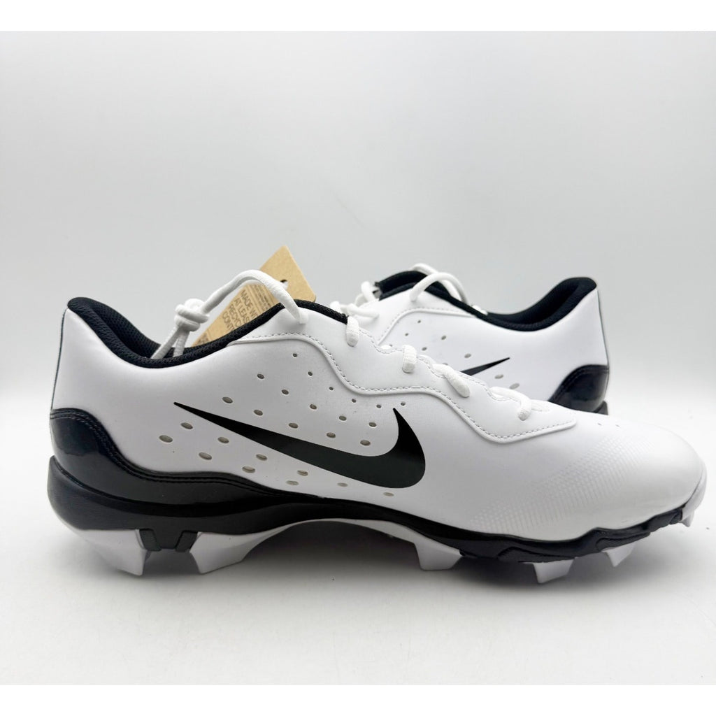 Nike Men Alpha Huarache 4 Keystone Baseball Cleats US 13 White Black DJ6524 NWOB