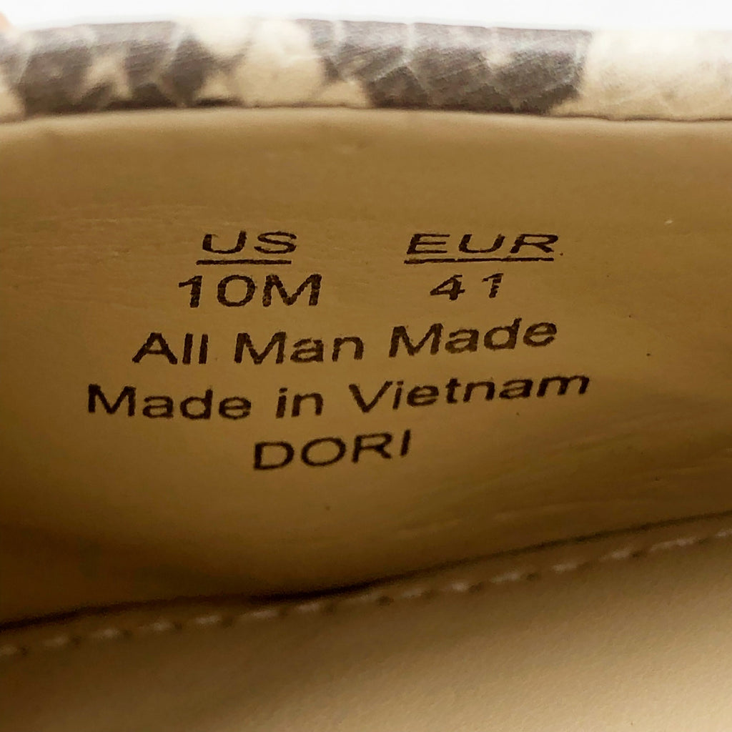 Sam Edelman Womens Dori Pumps US 10 M EU 41 Taupe Snake Print Slip On NIB