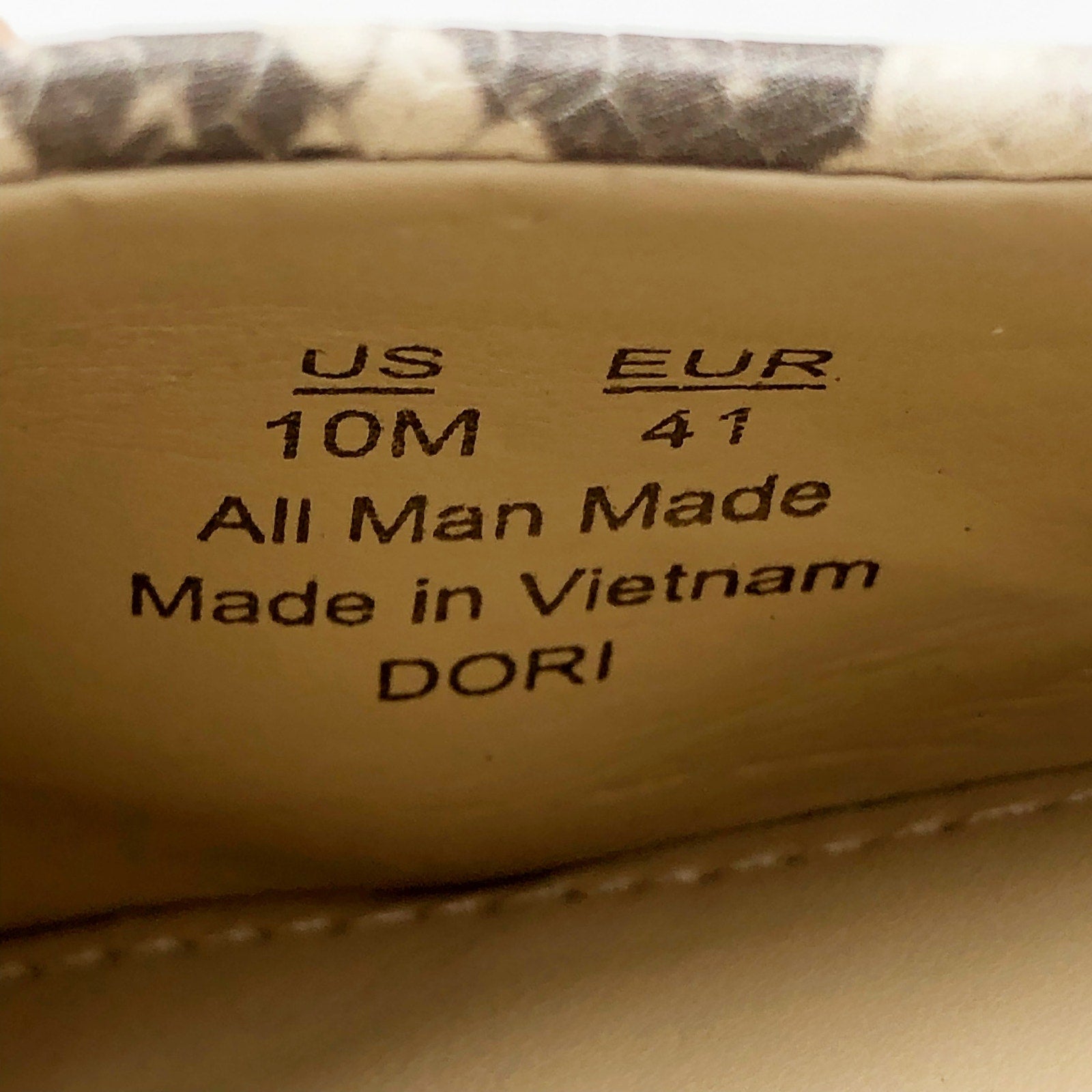 Sam Edelman Womens Dori Pumps US 10 M EU 41 Taupe Snake Print Slip On NIB