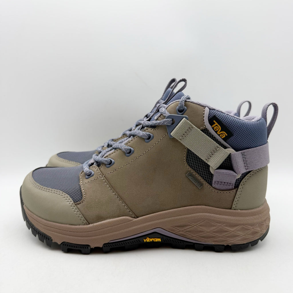 Teva Womens Grandview GTX Mid Hiking Boots US 7 Tan Desert Taupe Waterproof NIB