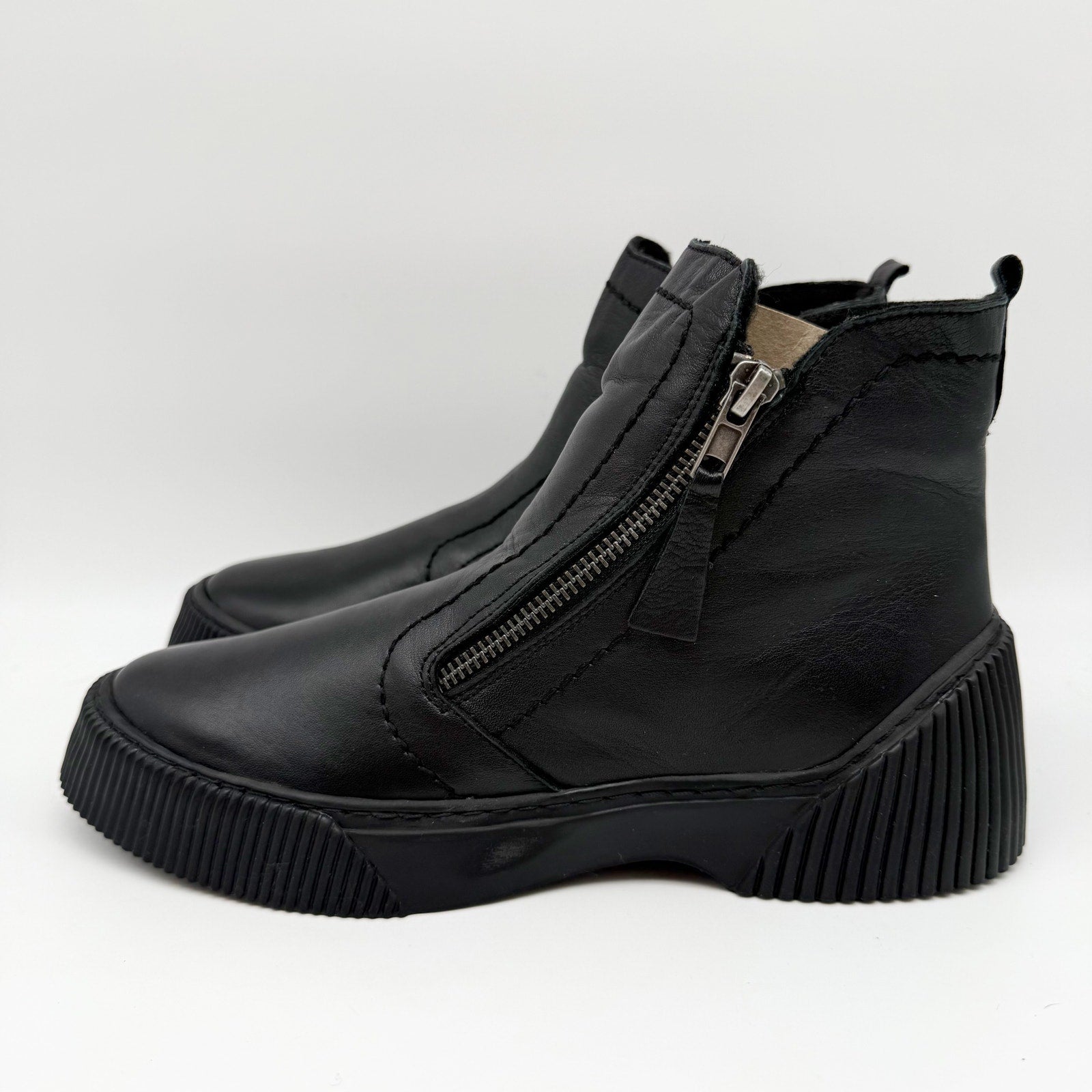Spring Step Womens Kelko Ankle Boot EU 39 US 8.5 Black Leather NIB