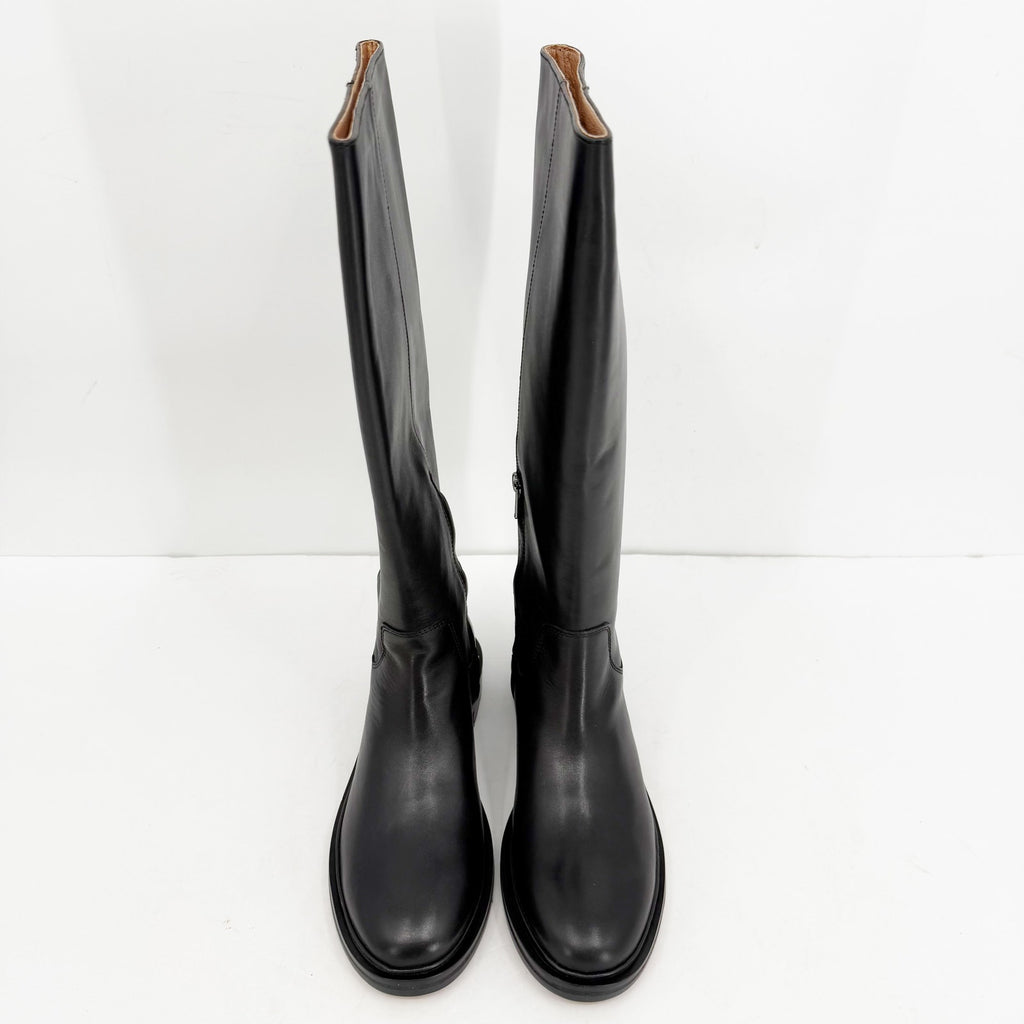 Madewell Womens The Drumgold Mid Calf Boot US 9 M Black Leather NIB