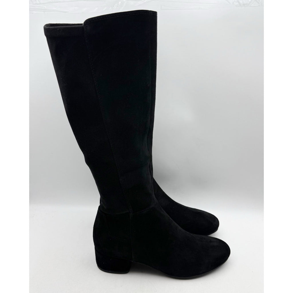 Dune London Womens Tayla Knee High Boots US 7 EU 37 Black Suede NIB