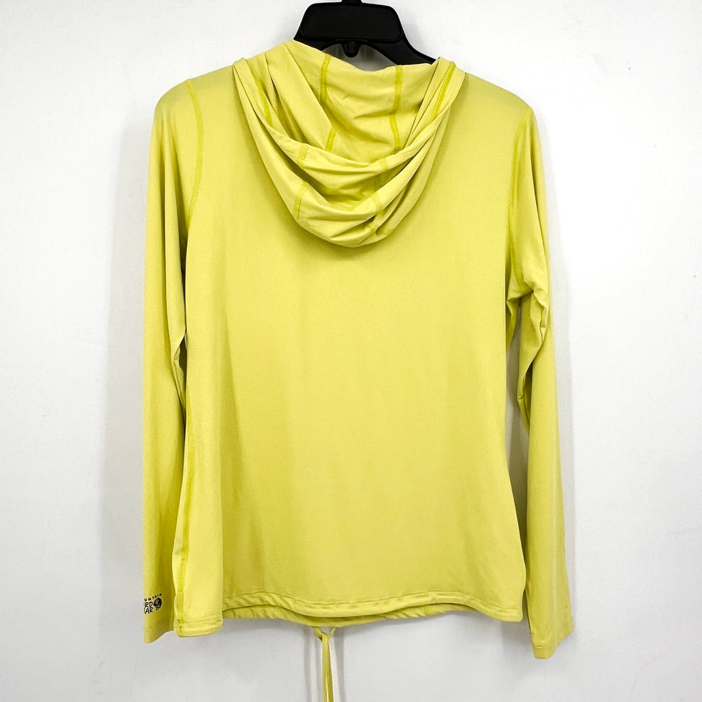 MOUNTAIN HARDWEAR Crater Lake Long Sleeve Hoodie Small Light Olive Green NWT