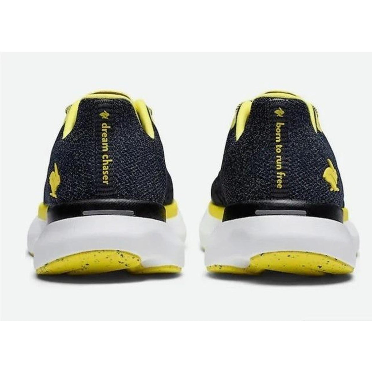 Rabbit Womens Dream Chaser Athletic Shoes Size 7.5 Black Yellow Running NIB