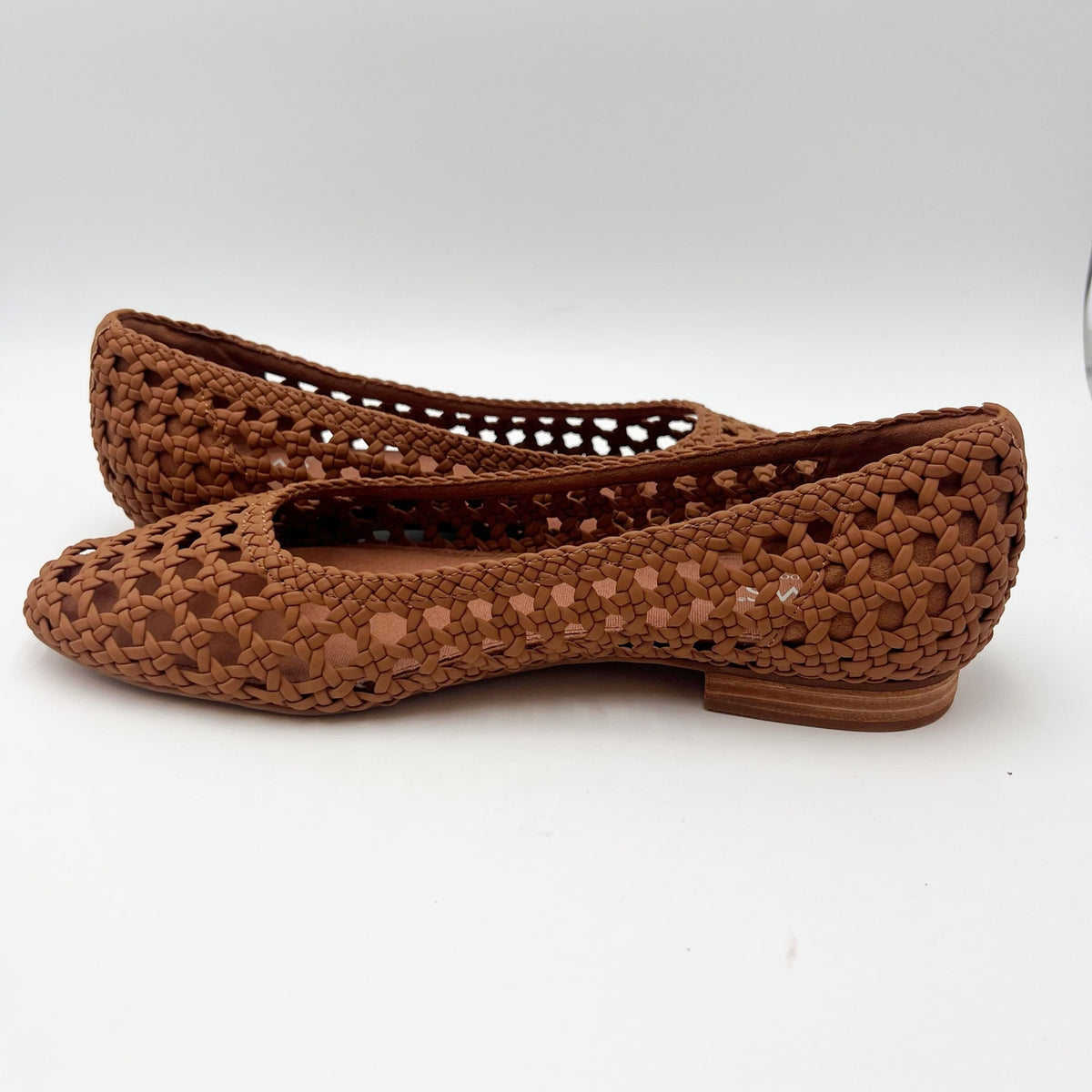 TOMS Womens Briella Ballet Flats Size 10 EU 42 Brown Woven NWOB