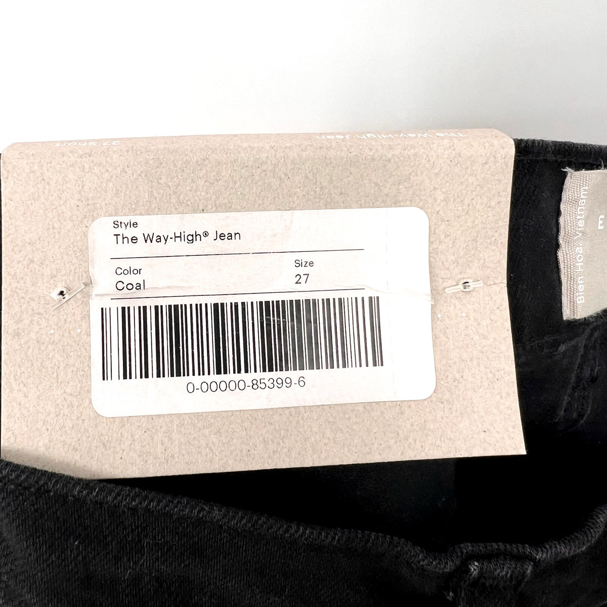 EVERLANE Women's The Way-High Jeans 27x25 Size 4 Coal Black Low Stretch NWT