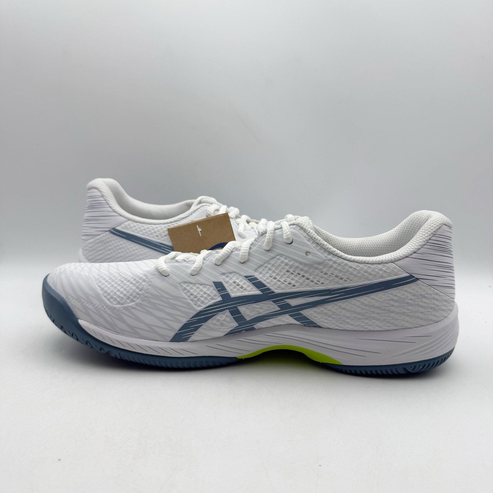 ASICS Mens GEL-Game 9 Pickleball Athletic Shoes US 10 EU 44 White Blue NWOB
