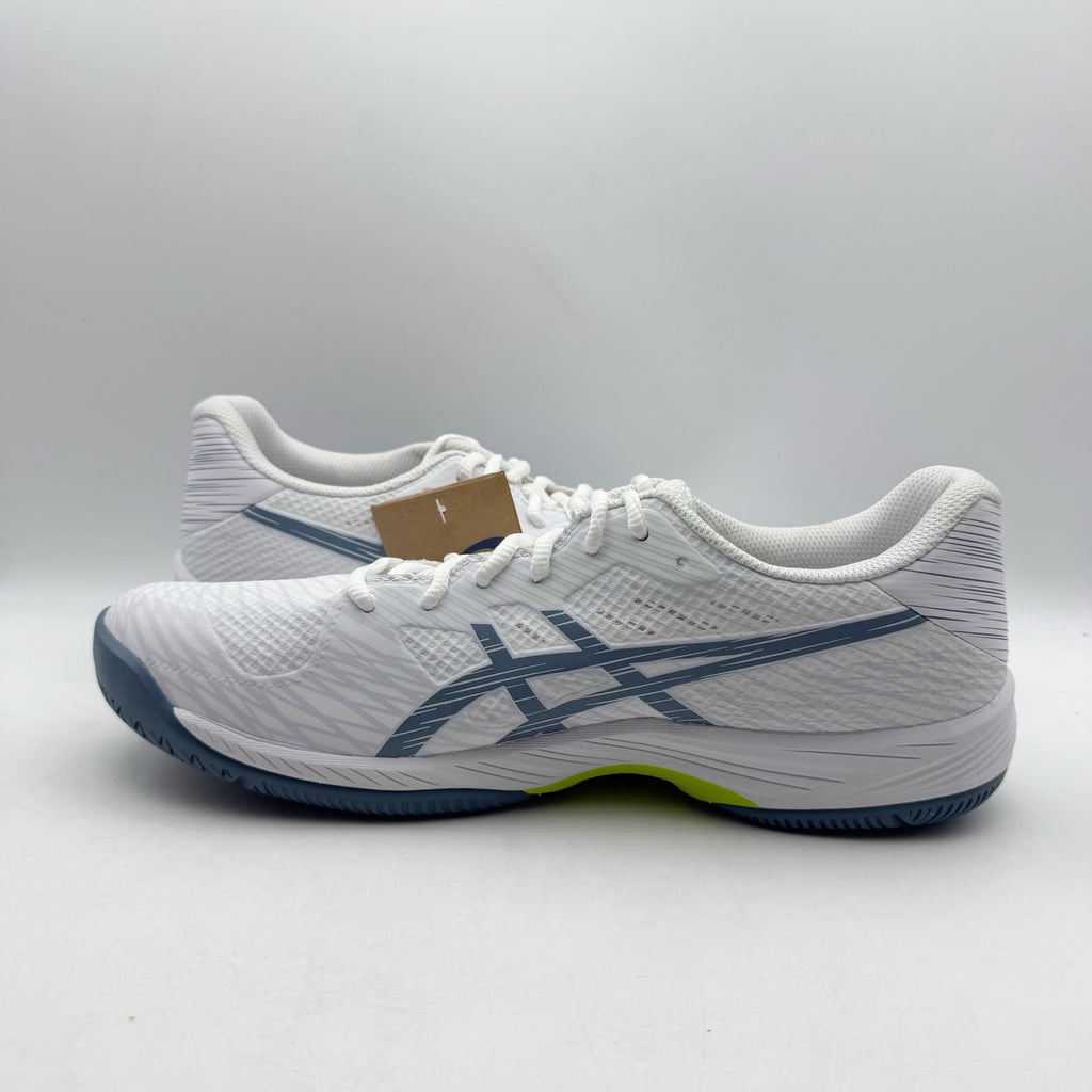 ASICS Mens GEL-Game 9 Athletic Shoes US 10 EU 44 White Blue Tennis Court NWOB