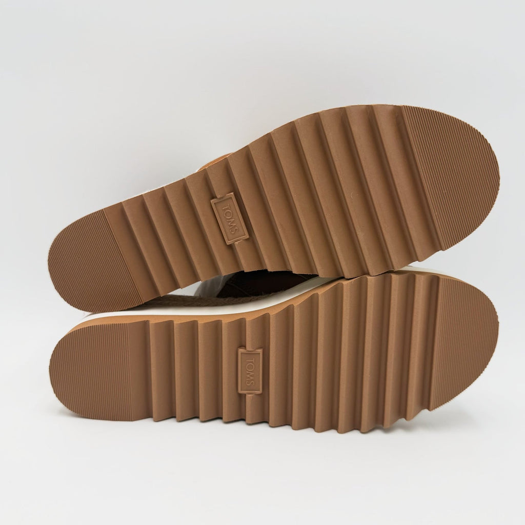 TOMS Womens Diana Mule Platform Wedge Sandals Size 8 EU 38.5 Brown Sugar NIB