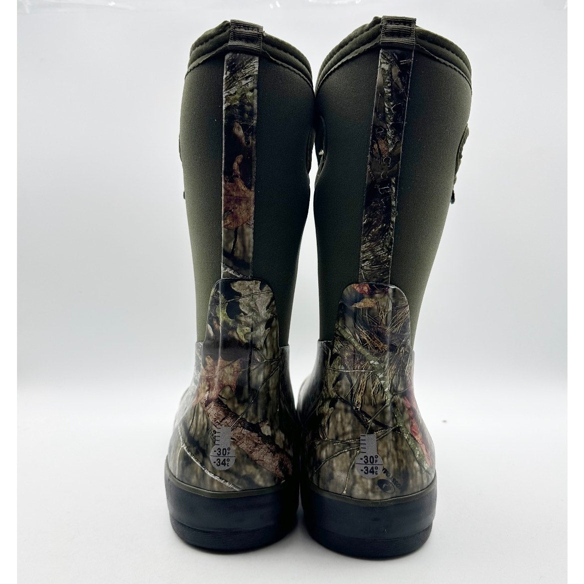 Bogs Kids Classic II Mid Boots Youth 3 Green Black Mossy Oak Waterproof NIB