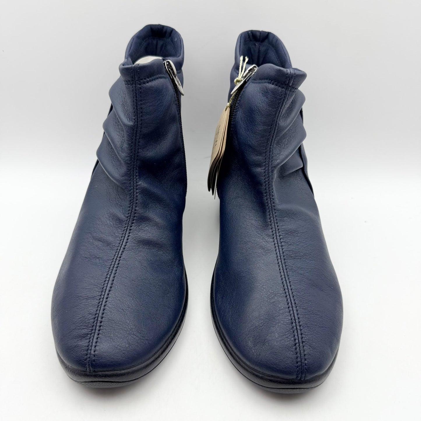 Arcopedico Womens Paluma Ankle Booties US 9.5 EU 40 Navy NIB