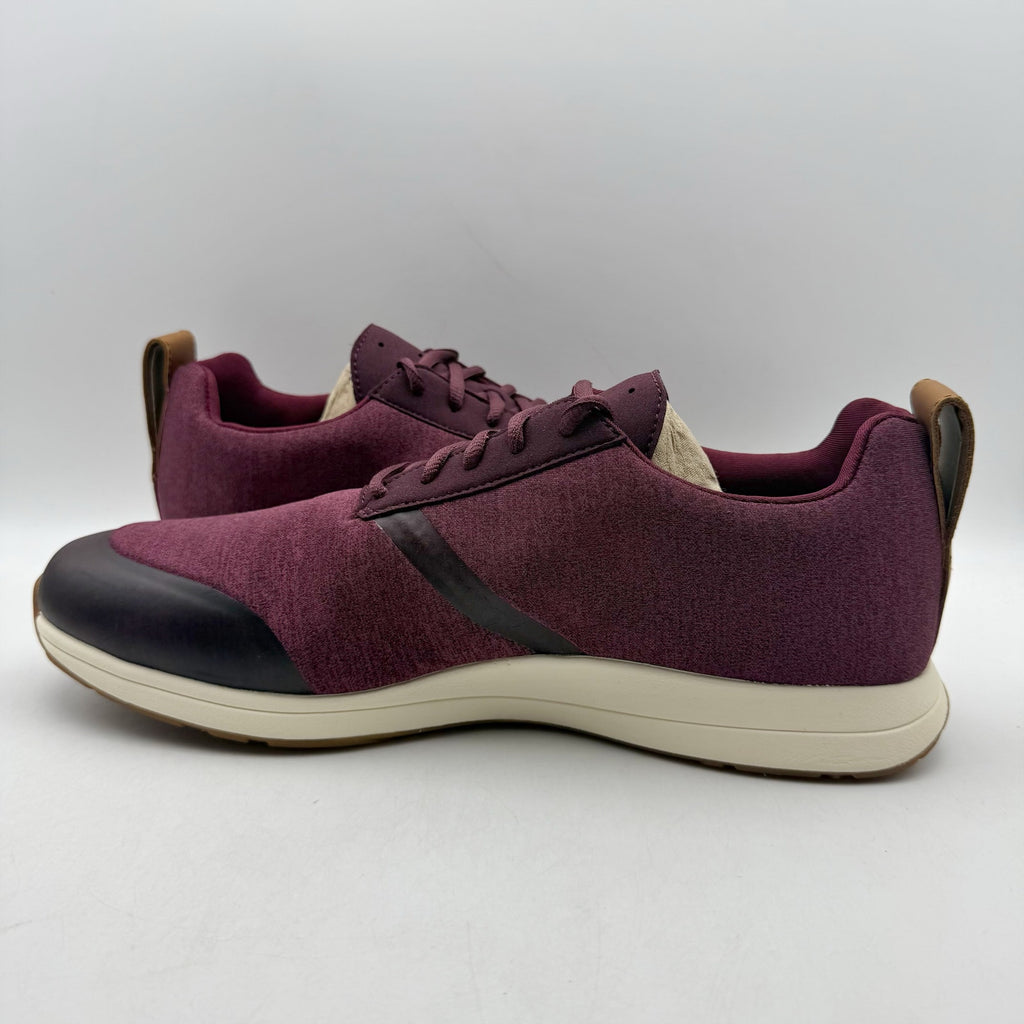 YORK Athletics Mens Henry Runner Sweatshirt Casual Sneakers Size 12 Red Knit NIB