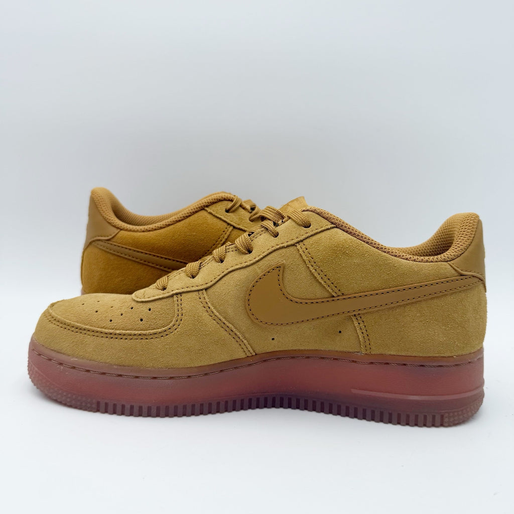 Nike AIR FORCE 1 LV8 3 Sneakers Youth 7 WOMENS 8.5 Wheat Brown Suede NWOB