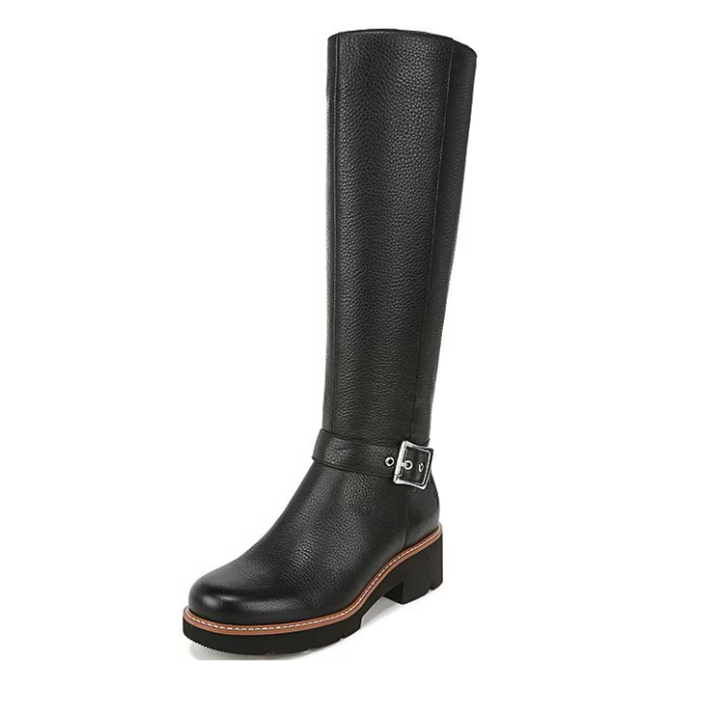 Naturalizer Womens Darry Knee High Boot 10.5 M Black Water-Repellent Leather NIB