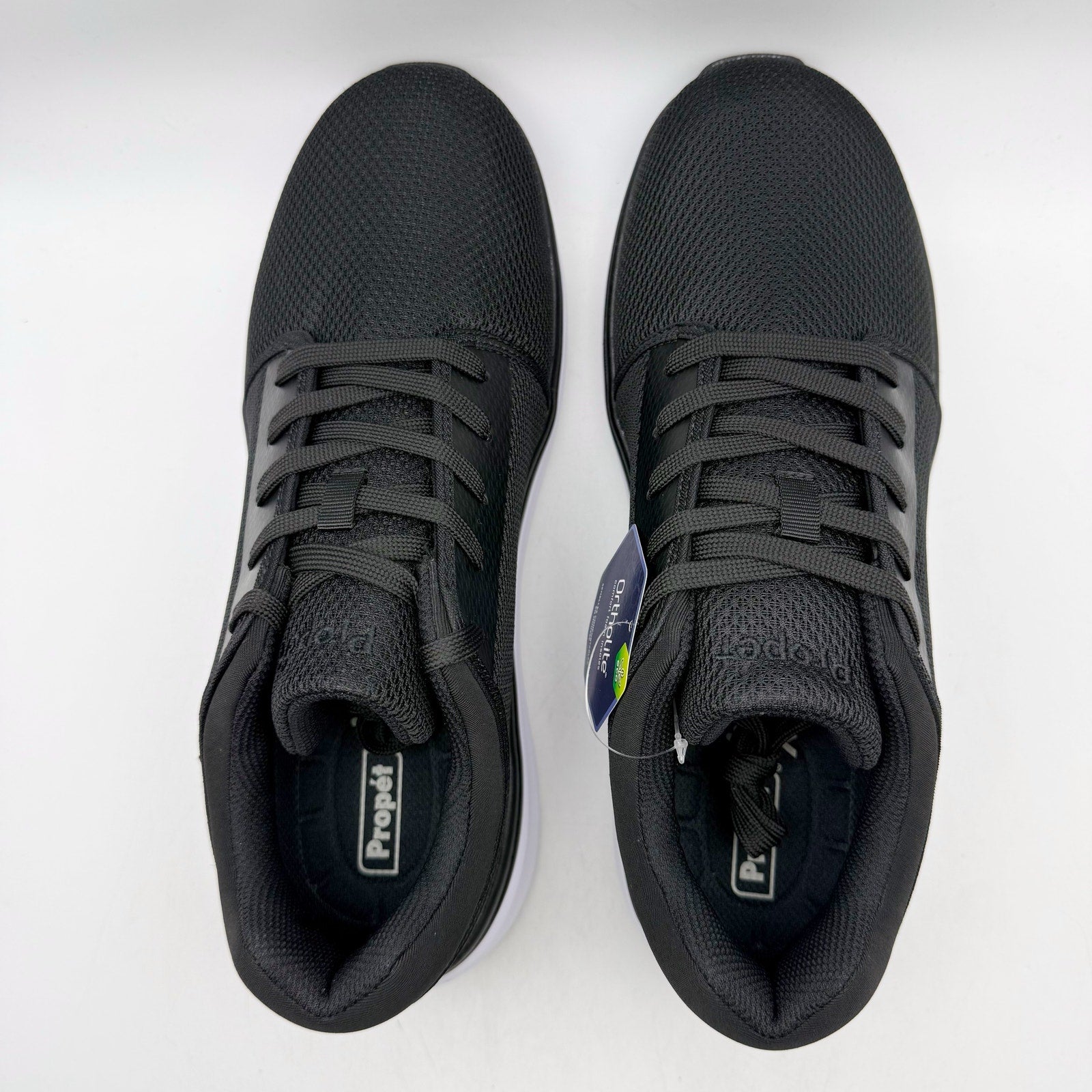 Propet Womens Ultima X Sneakers US 13 M EU 46.5 Black Athletic NIB