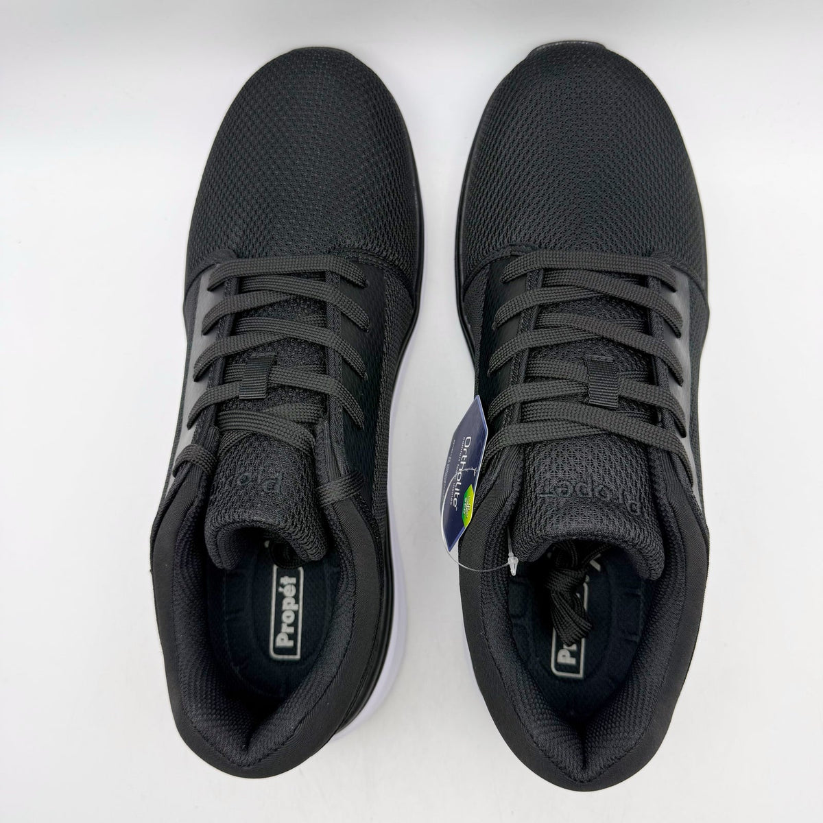 Propet Womens Ultima X Sneakers US 13 M EU 46.5 Black Athletic NIB