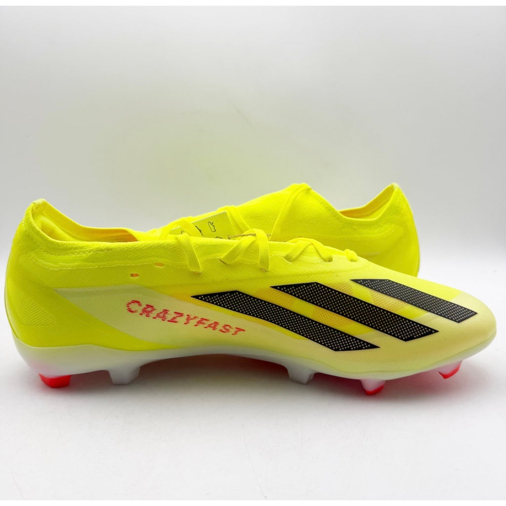 Adidas X Crazyfast Mens Pro Firm Ground Soccer Cleats Size 12 Yellow NWOB IG0601