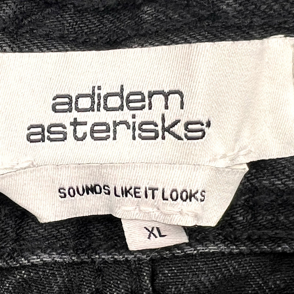 ADIDEM ASTERISKS Mens Rivet Chainstitch Selvedge Denim Jeans XL 40x32 Black NWOT