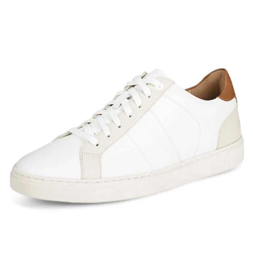 Vionic Mens Lucas ll Sneakers US 11 EU 44 White Leather Comfort Orthotic NWOB