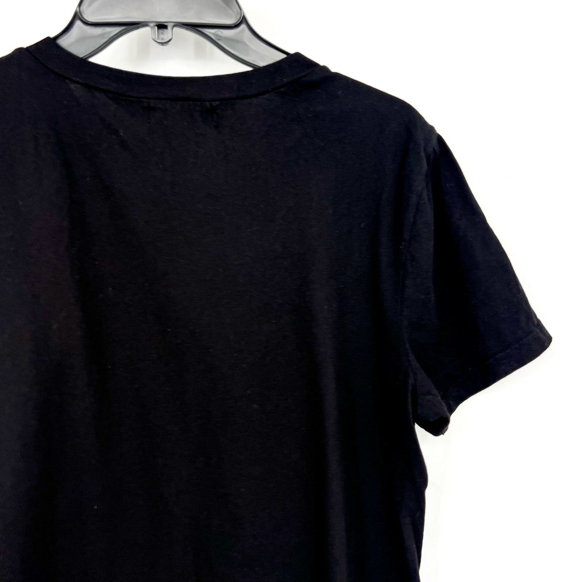 MICHAEL STARS Women's Becca Crew Neck Tee Small Black Cotton Short Sleeve NWT
