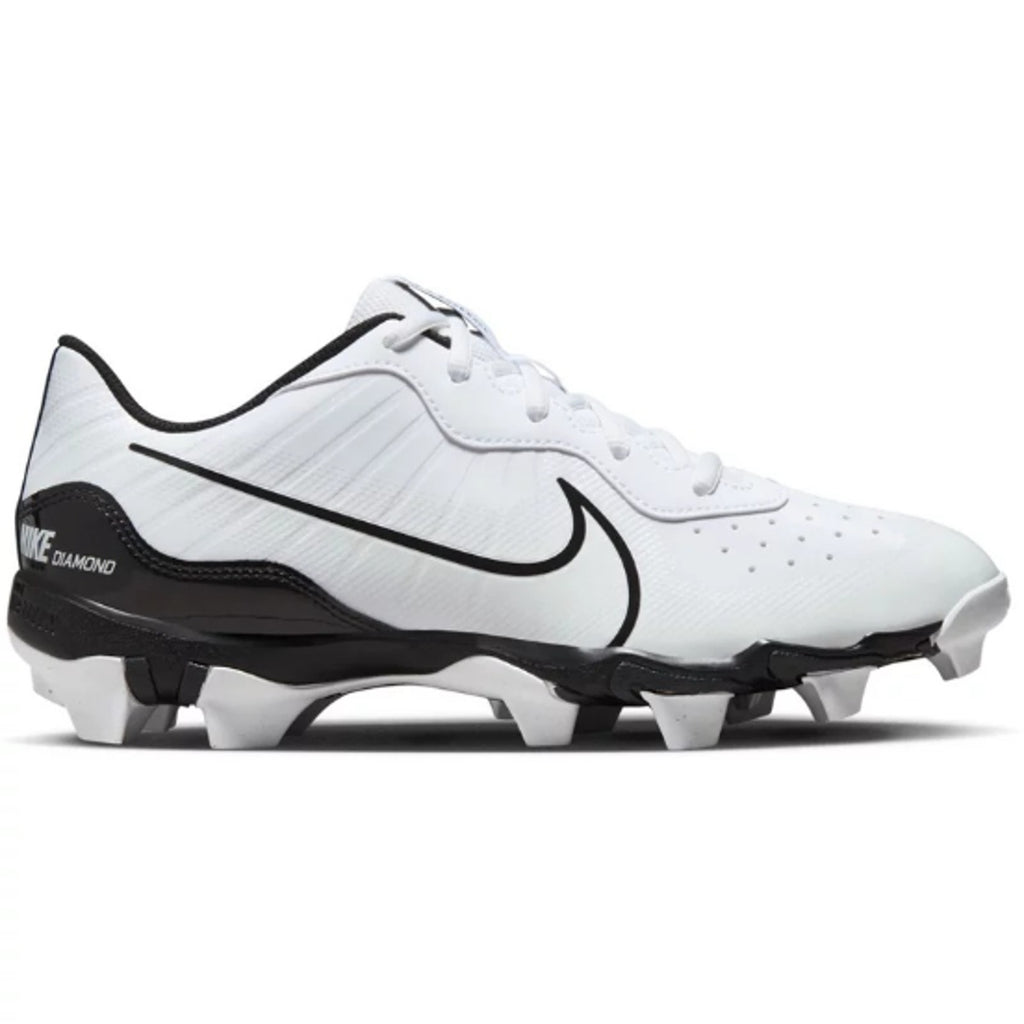 Nike Men Alpha Huarache 4 Keystone Baseball Cleats US 12 White Black DJ6524 NWOB