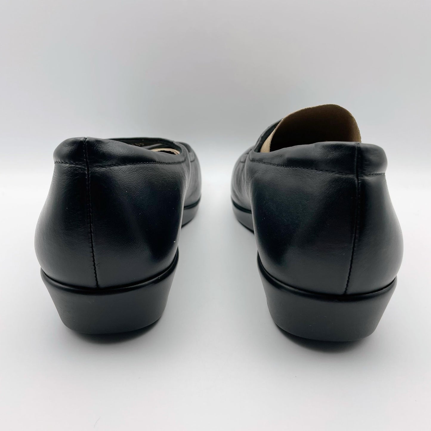 SAS Womens Maria Mary Jane Flat US 10WW EXTRA WIDE Black Leather NIB