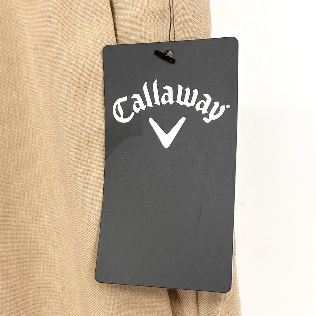 CALLAWAY Men's Golf Shorts Size 36 Tan Chinchilla 9" Inseam Flat Front NWT