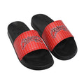 73 Studio Mens Chicago Slides US 11 EU 44 Red Black Rubber NWOB