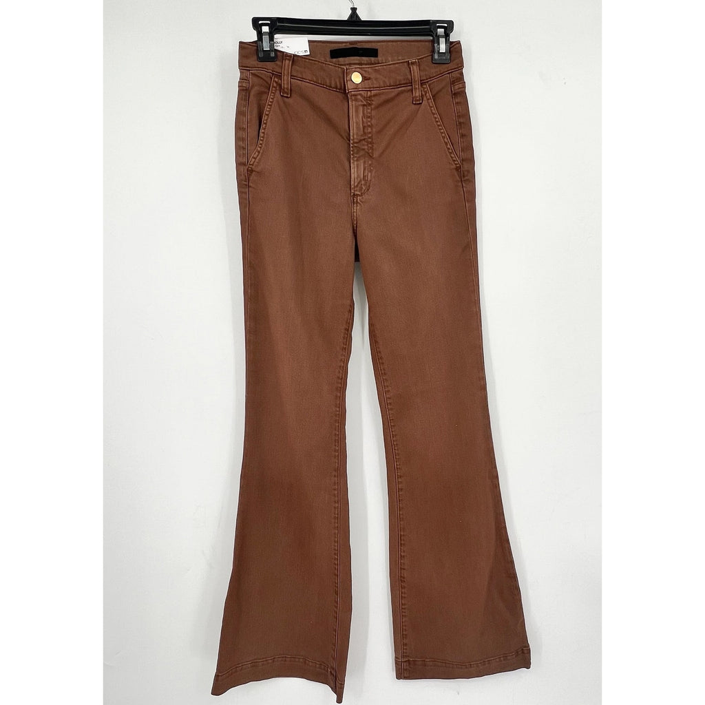 JOE'S JEANS The Molly High Rise Flare Jeans Size 26 US 2 Brown Walnut NWT