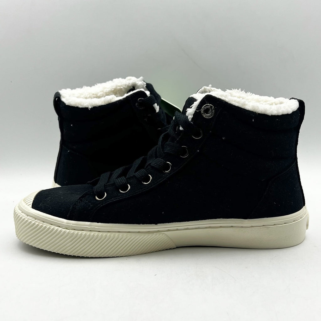 Cariuma OCA Therma High Suede Boots Womens 8.5 Mens 7 Black Water Repellant NIB