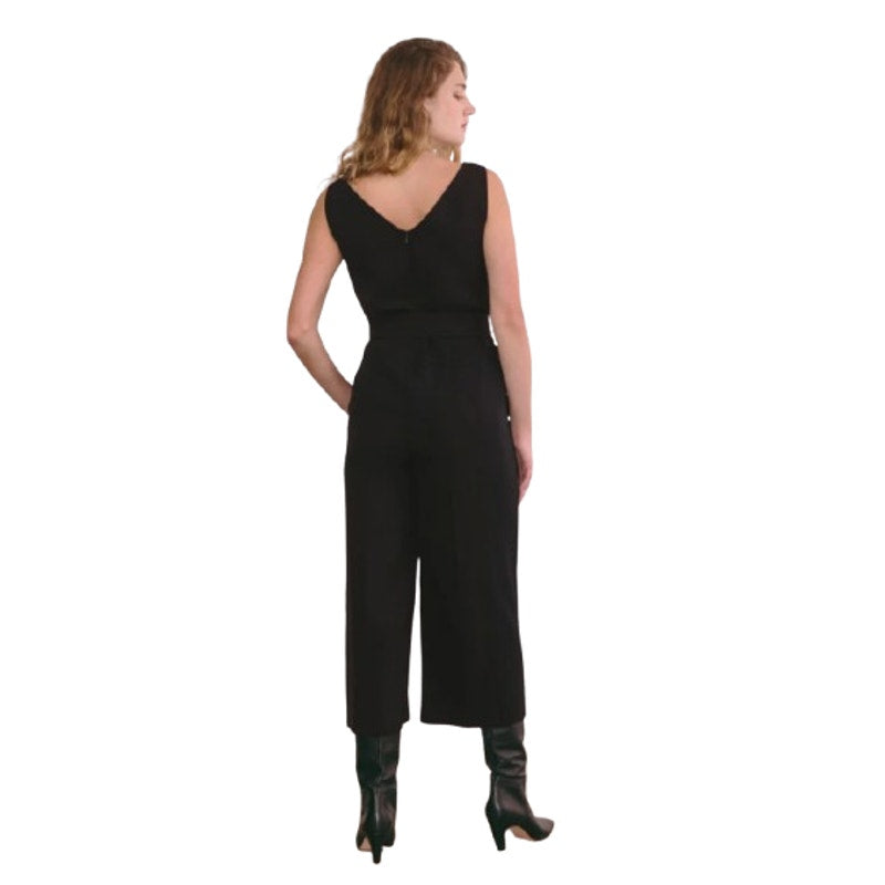EVERLANE Women's The Ultimate Jumpsuit Size 6 Black Belted Wide Leg NWT