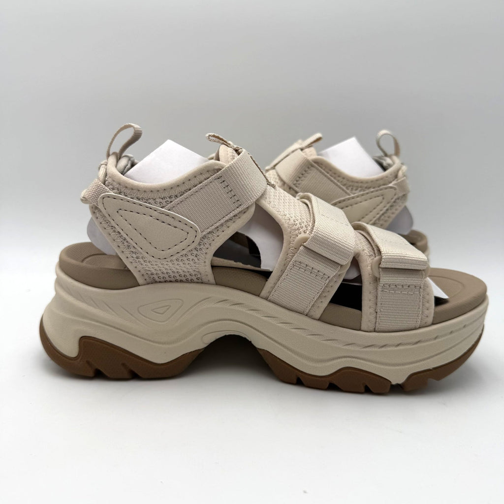 Teva Womens Hurricane Ampsole Gaila Platform Sandals Size 6 Birch Beige NIB