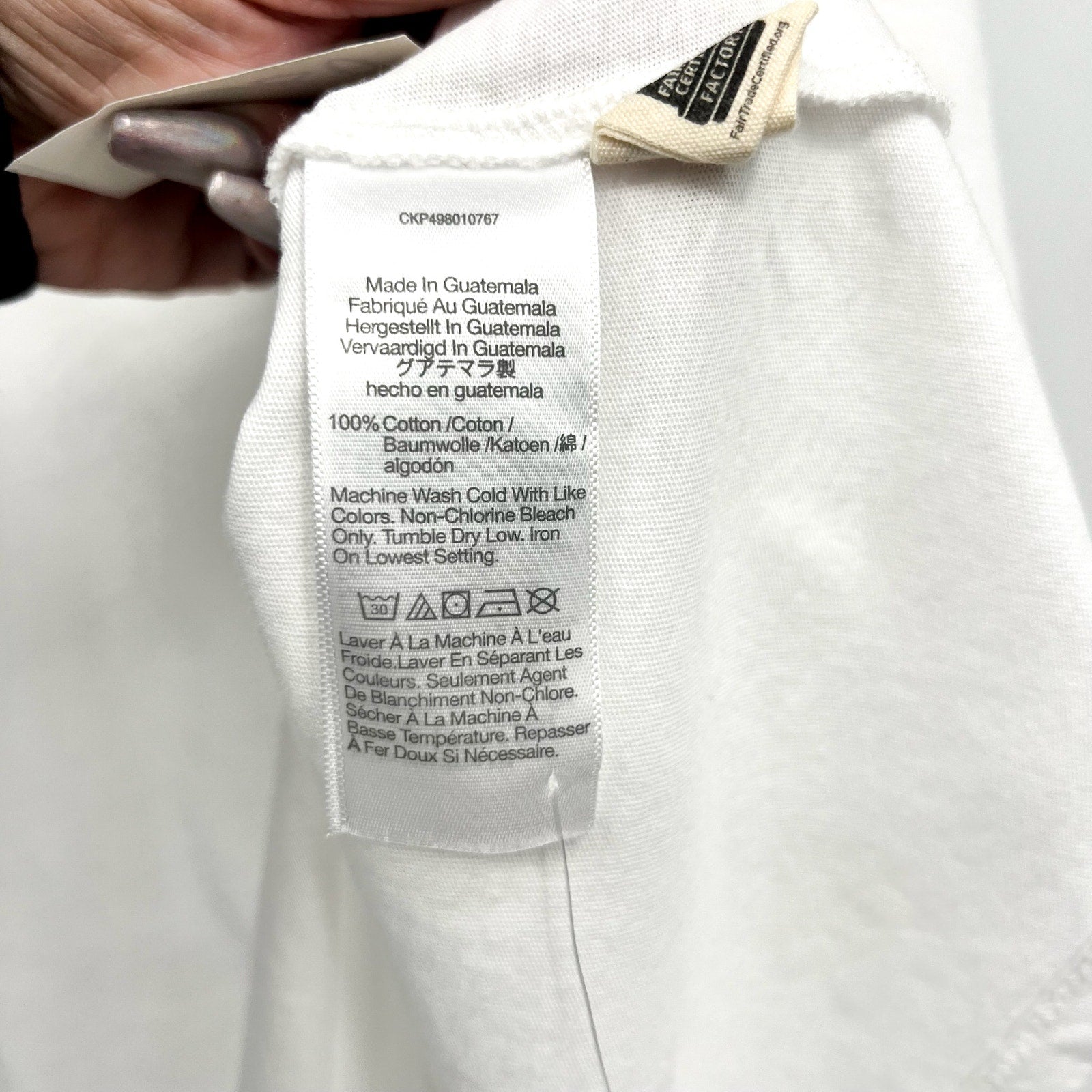 MADEWELL Women's Northside V-neck Tank Top XL White Sleeveless P2708 NWT