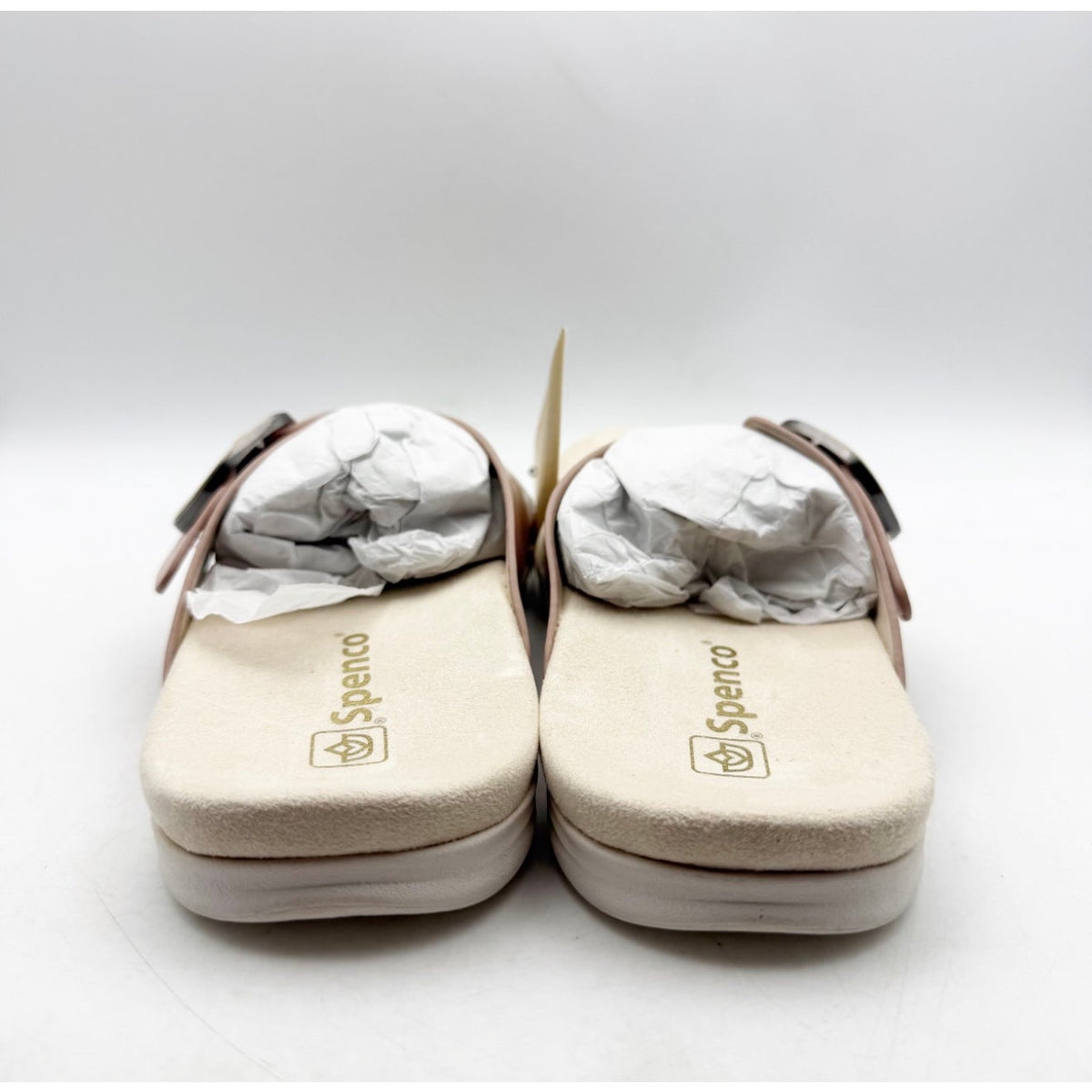 Spenco Women's Sierra Sandals Size 7.5 Pink Pale Blush Thong Flip Flop APMA NIB