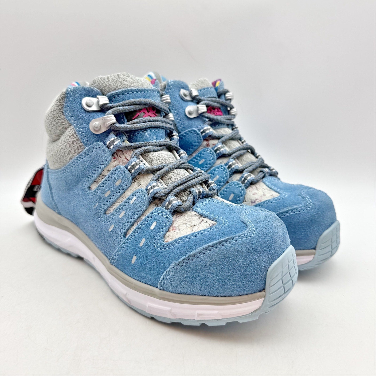 Moxie Trades Womens Trisha Work Boots US 5 EU 36 Blue Suede SR Composite Toe NIB