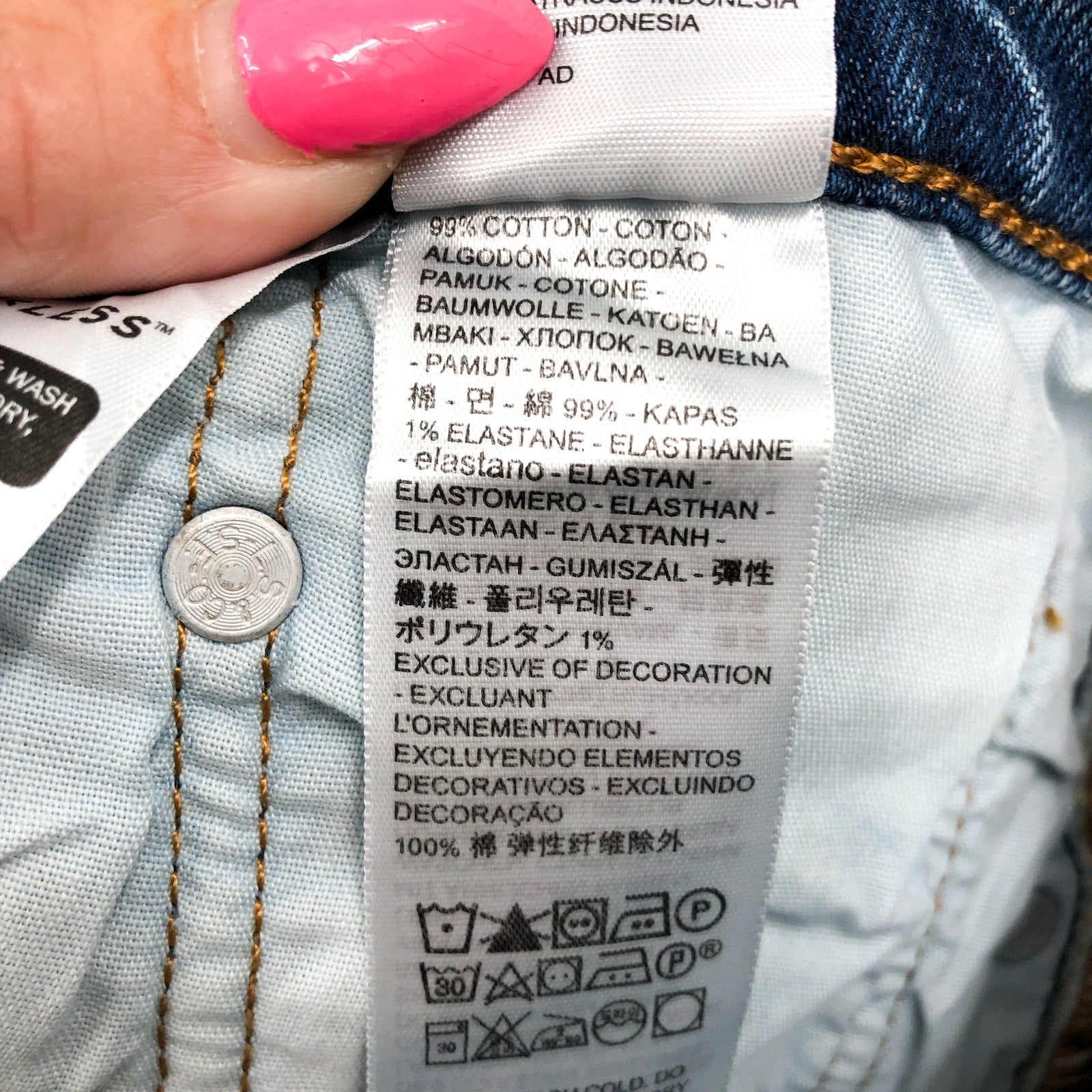 LEVI'S Womens 501 Crop Jeans 28x26 Size 6 (New) Blue It's True 362000324 NWT
