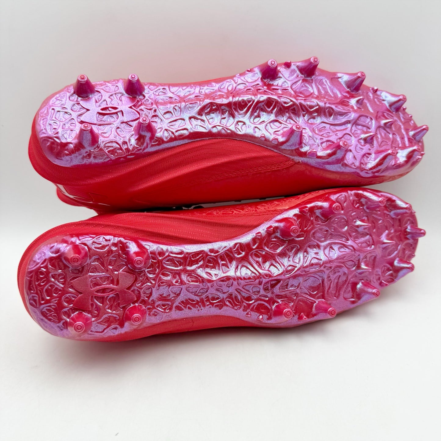 Under Armour Men Blur 2 MC Suede Molded Football Cleats US 13 Red Athletic NIB