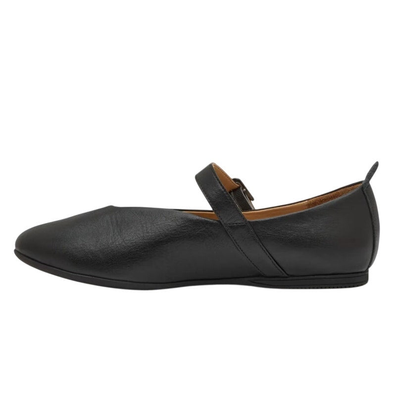 Miz Mooz Womens Kiki Mary Jane Flats EU 38 US 7.5-8 Black Leather NIB