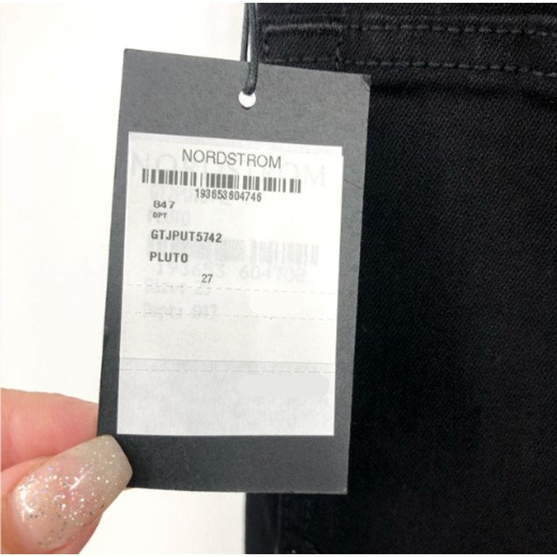 JOE'S JEANS Women's Pluto Bootcut Jeans Size 27 US 4 Black High Rise NWT