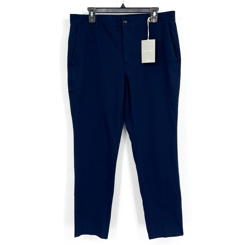 EVERLANE Men's Uniform Performance Chino 29x30 Navy Blue Slim Fit Pants NWT