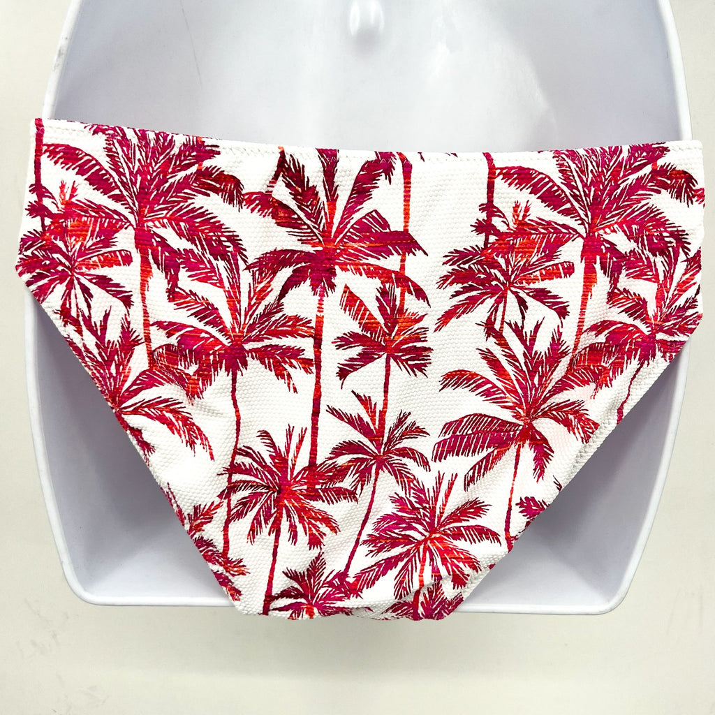 TOMMY BAHAMA Island Cays Hipster Bikini Small Pink Maui Pointelle Reversible NWT