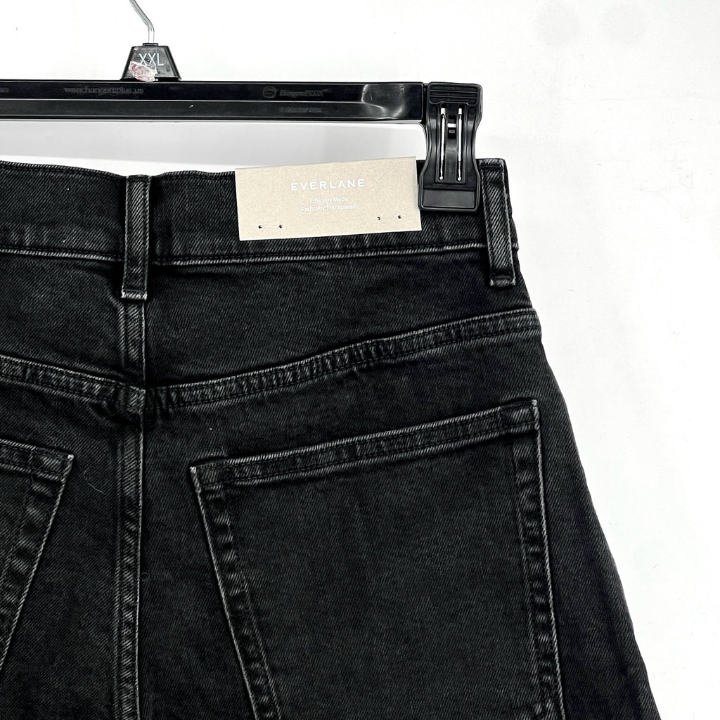 EVERLANE Women's The Way-High Curve Jeans 26R US 2 Washed Black NWT