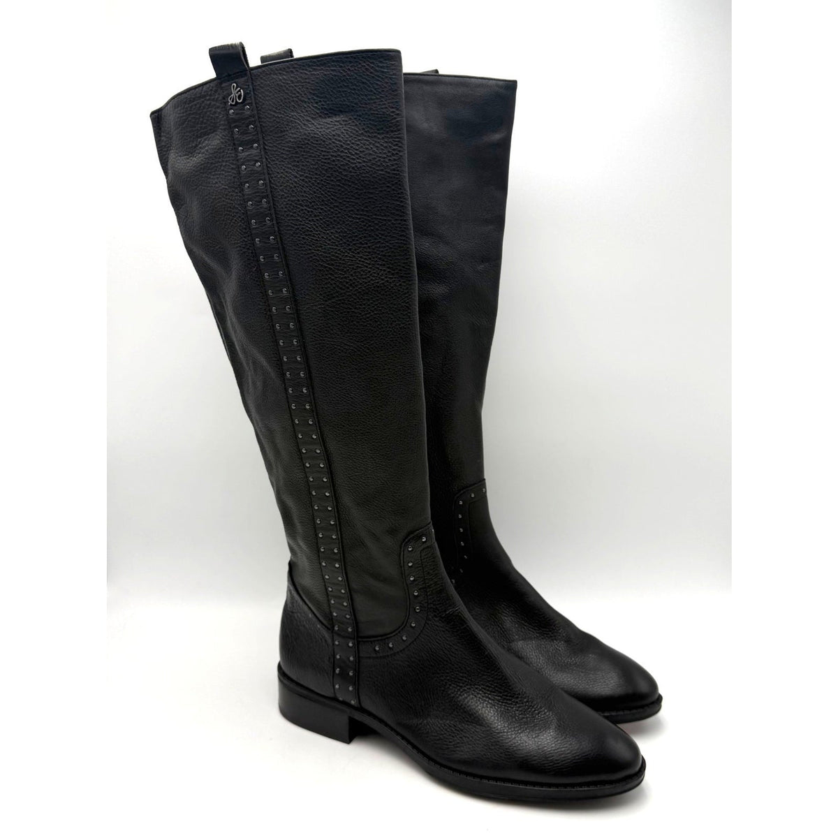 Sam Edelman Womens Prina Knee High Riding Boots Size 8.5 EU 38.5 Black NWOB