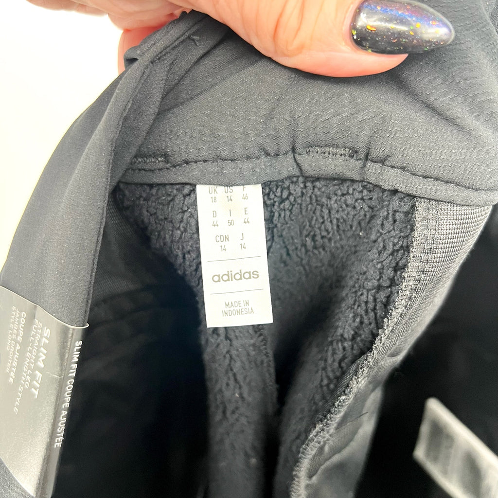 ADIDAS Women's Ultimate 365 Cold.Rdy Golf Pants Size 14 Black Insulated NWT