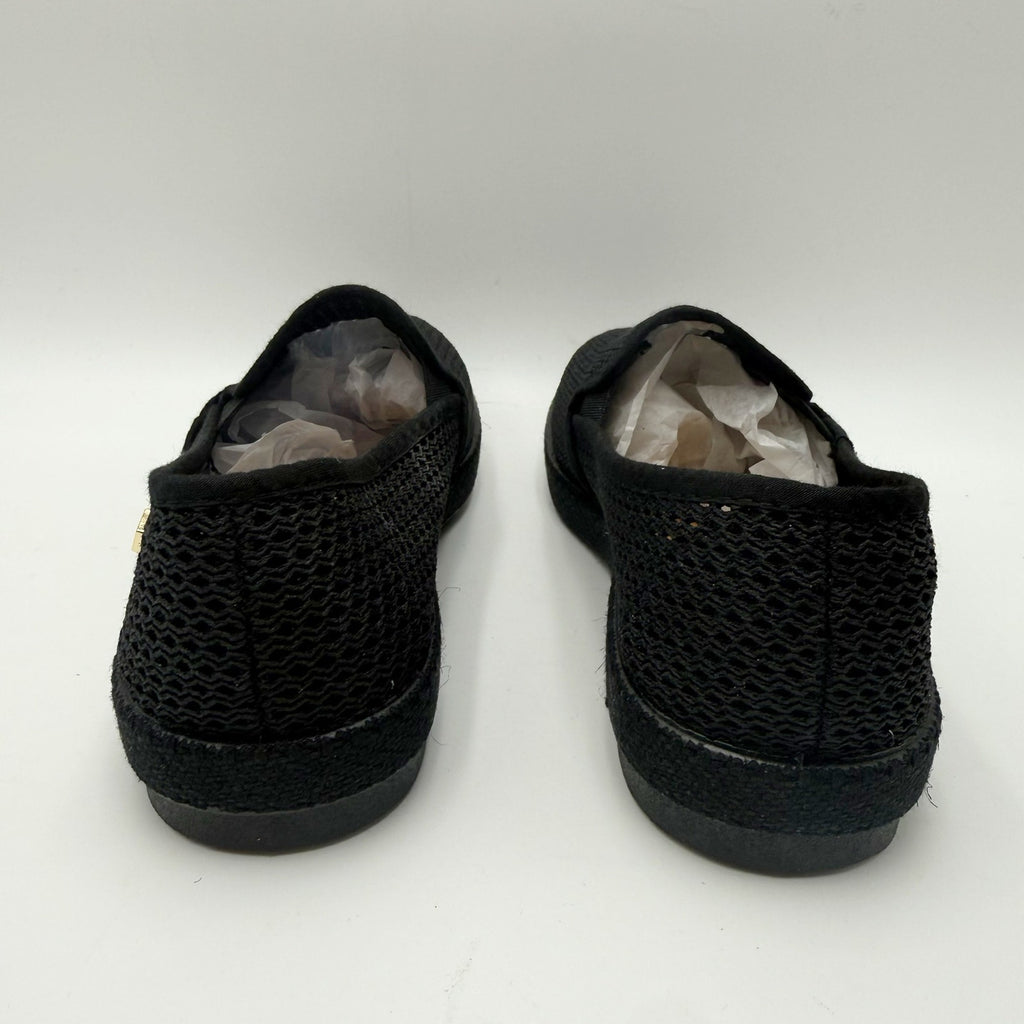 Rivieras Womens Classic Mesh Slip On Shoes Size 7.5 EU 38 Black NIB