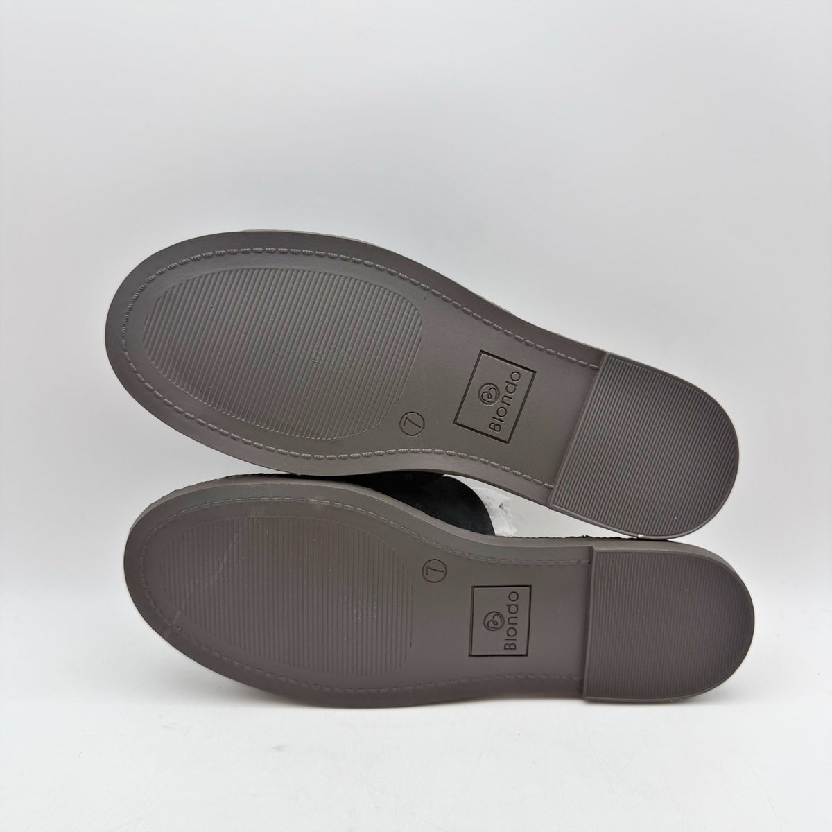 Blondo Womens Emilia Slide Sandals Size 7 Black Waterproof Leather NIB