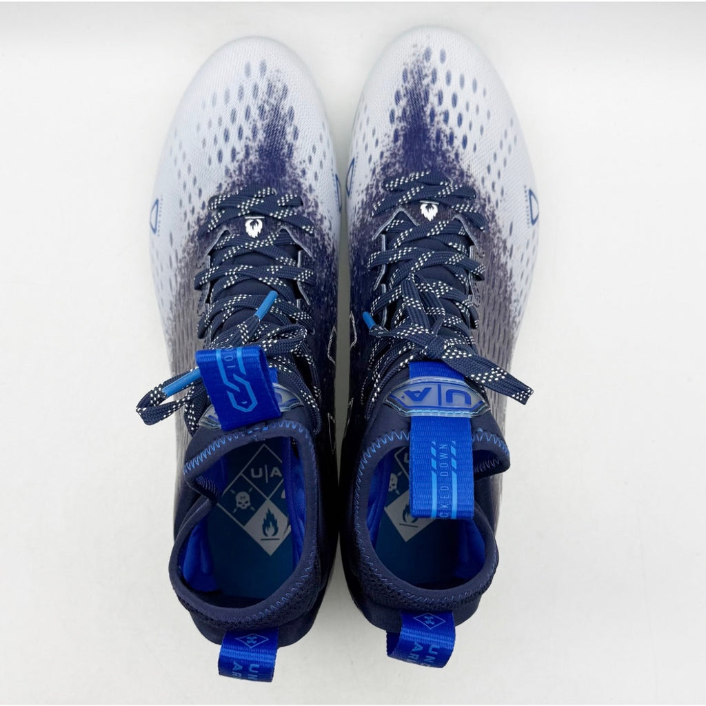Under Armour Mens Spotlight Lux MC 2.0 Football Cleat Size 10 Navy Blue NWOB