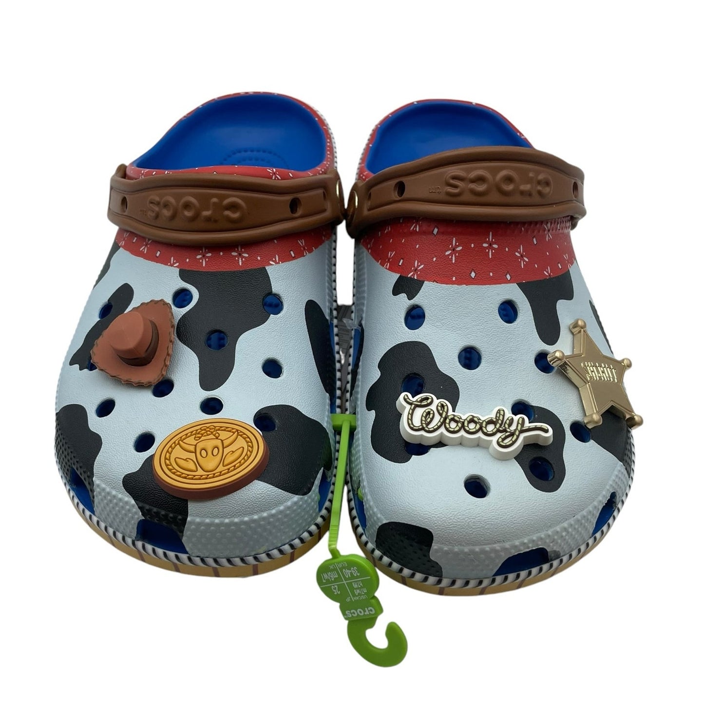 Crocs Unisex Sheriff Woody Classic Clogs Mens 6 Womens 8 Toy Story NWT